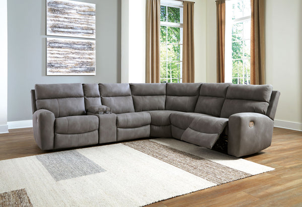 Next-Gen DuraPella Power Reclining Sectional + Power Recliner
