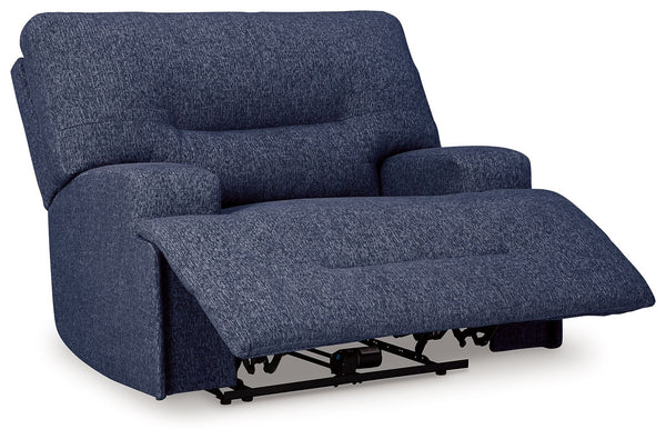 Acklen Place Pewter Wide Seat Power Recliner