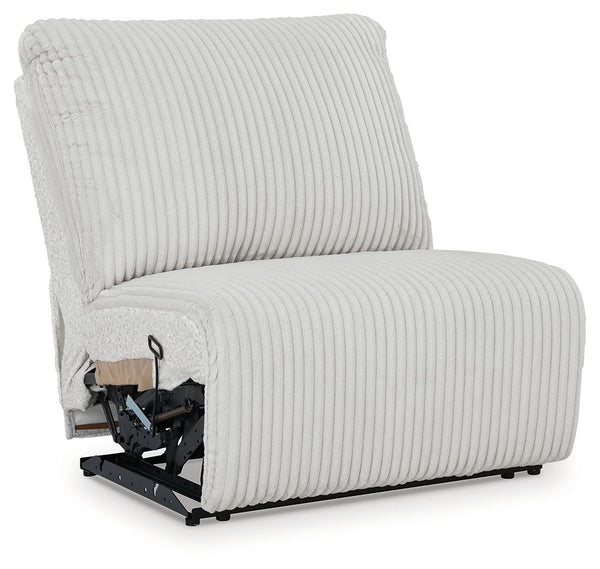 Ashley Top Tier Armless Recliner - Alloy