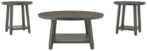 Ashley Caitbrook Occasional Table Set (Set of 3) - Gray