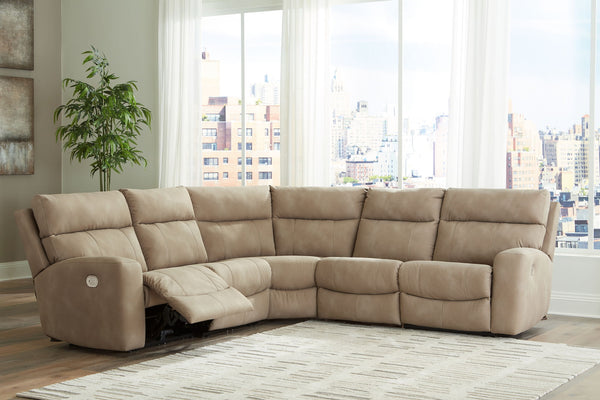 Next-Gen DuraPella Power Reclining Sectional + Power Recliner