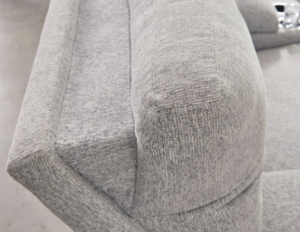 Acklen Place Pewter Wide Seat Power Recliner