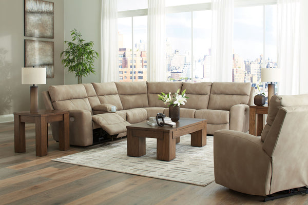 Next-Gen DuraPella Power Reclining Sectional + Power Recliner