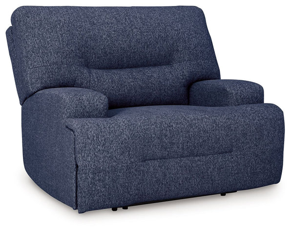 Acklen Place Pewter Wide Seat Power Recliner