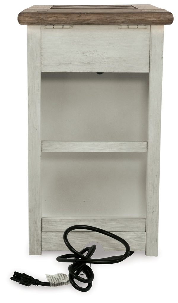 Bolanburg Two-tone Coffee Table and 2 Chairside End Tables with Console