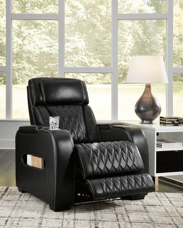 PWR RECLINER/ADJ HEADREST/Boyington/Black