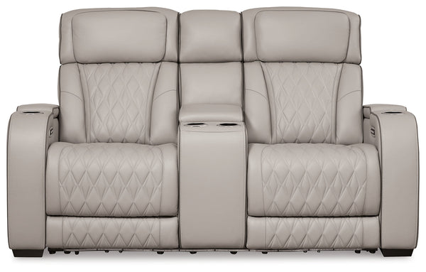 Boyington Gray Power Reclining Living Room Set