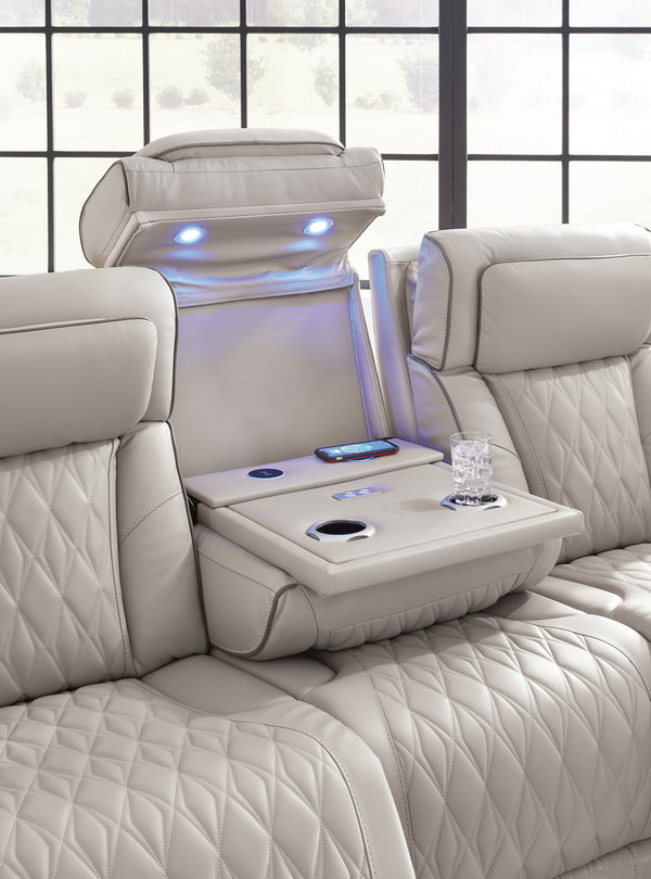Boyington Power Reclining Sofa with Adjustable Headrest