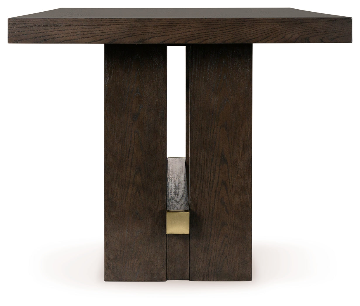 Burkhaus Dark Brown Counter Height Dining Table