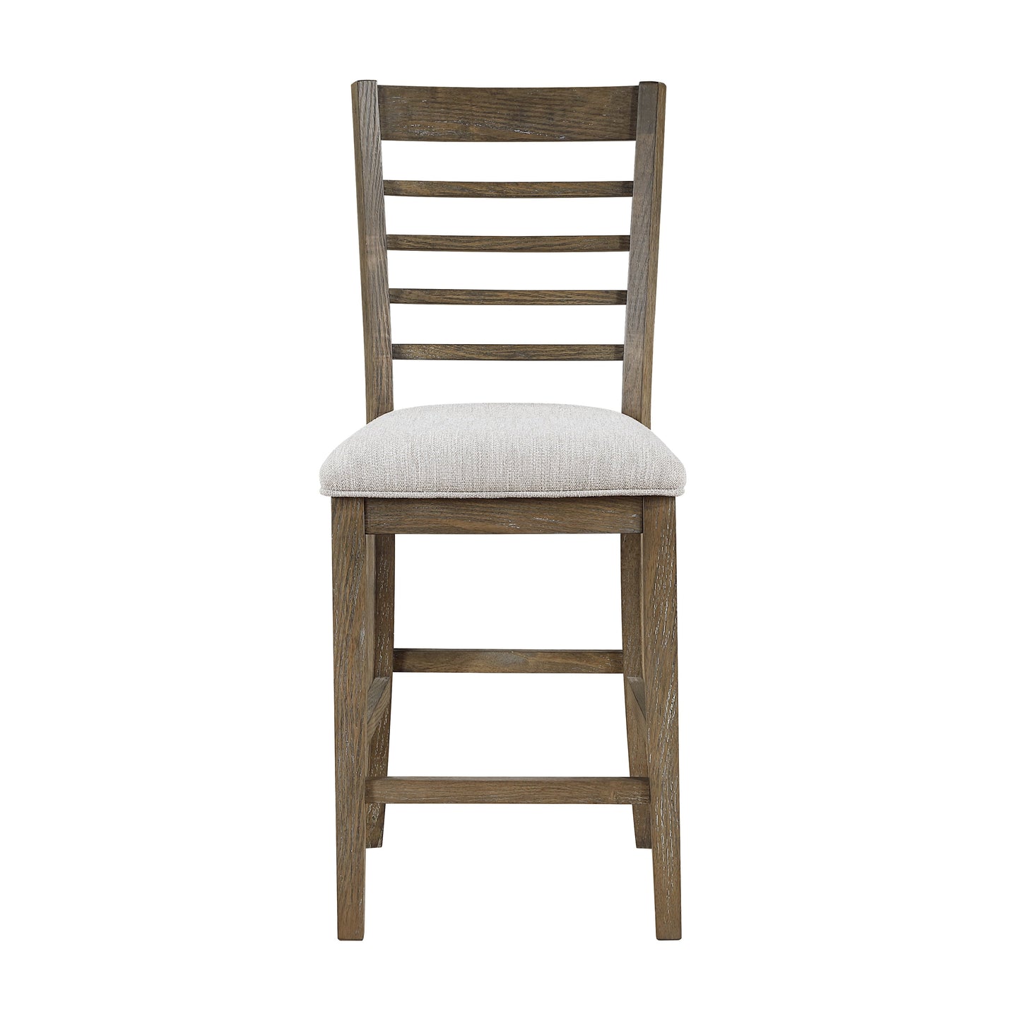 HomElegance Emilia Light Brown/Gray 6-Piece Pack Counter Height Set