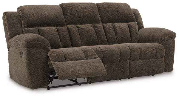 Frohn Chocolate Reclining Living Room Set