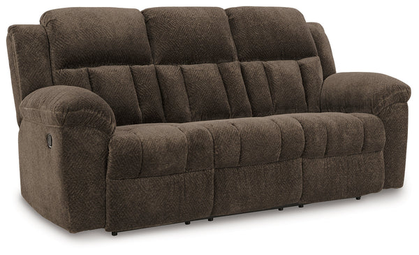 Frohn Chocolate Reclining Living Room Set