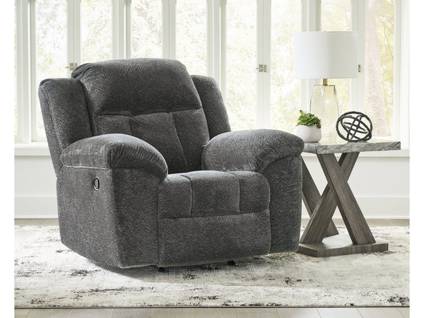 Frohn Graphite Rocker Recliner