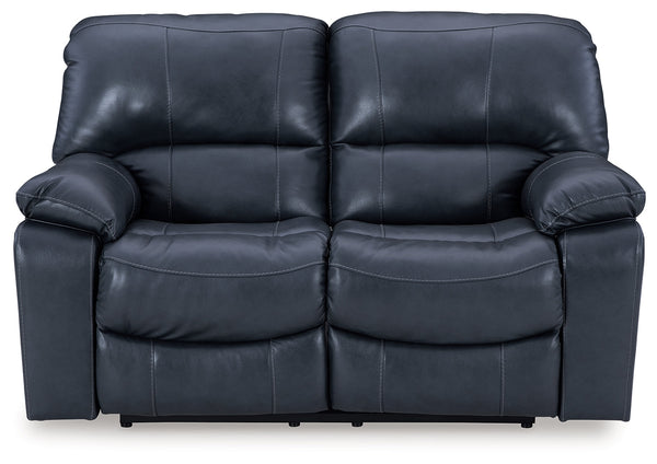 Leesworth Dark Brown Reclining Living Room Set