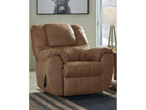 McGann Faux Leather Manual Rocker Recliner