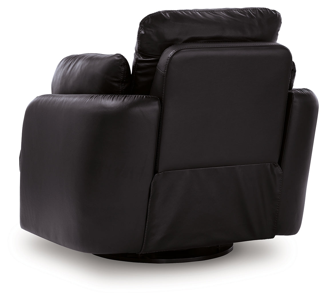 ModMax II Black Swivel Glider Recliner