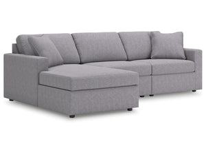 Modmax Granite 3-Piece Sectional with LAF Chaise