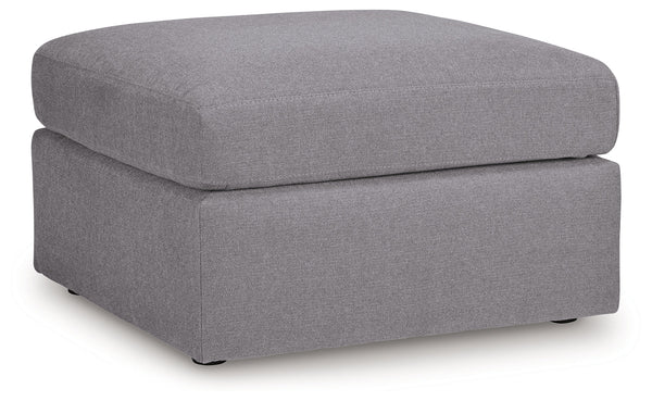 Modmax Granite 6-Piece Sectional and Oversized Accent Ottoman