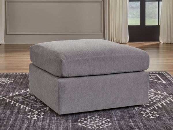 Modmax Granite 6-Piece Sectional and Oversized Accent Ottoman