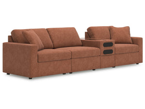 Modmax Spice 4-Piece Sectional with Audio Console