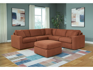 Modmax Spice 5-Piece Symmetrical Sectional and Ottoman