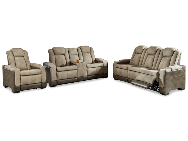 DuraPella Sand Box-Arm Reclining Living Room Set
