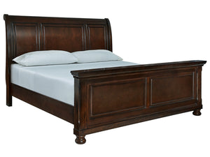 Porter Rustic Brown California King Sleigh Bed