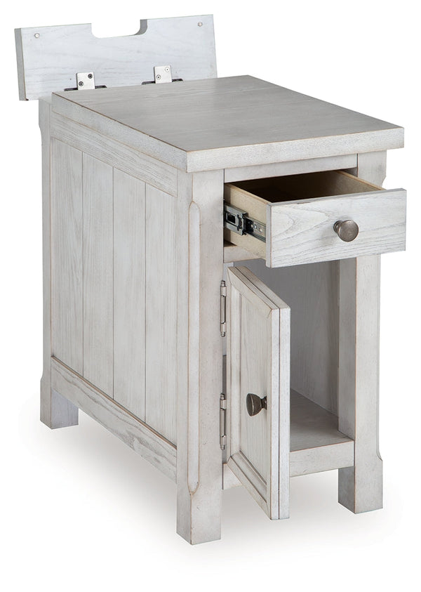 Robbinsdale Antique White Chairside End Table