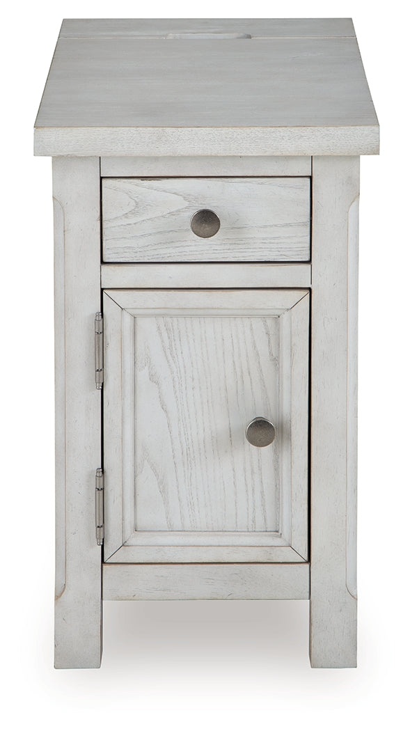 Robbinsdale Antique White Chairside End Table