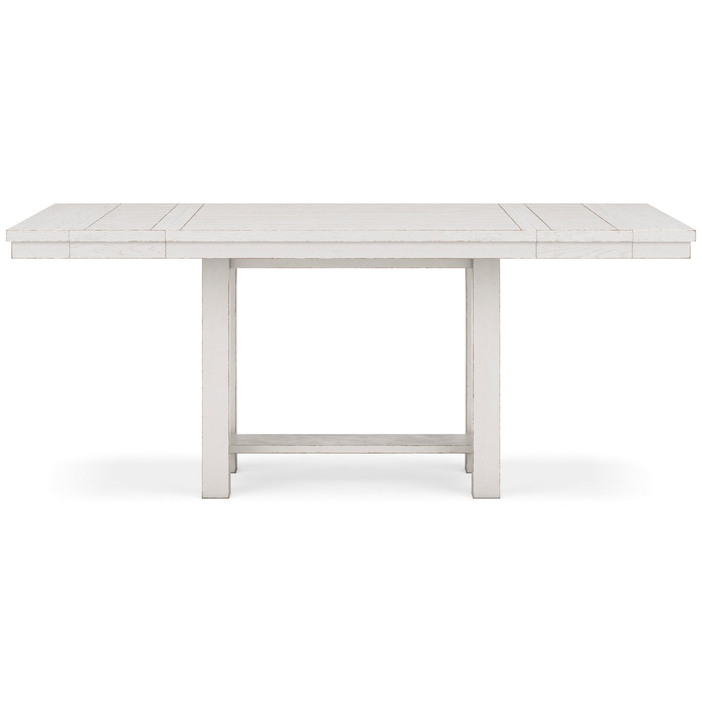 Robbinsdale Antique White Counter Height Dining Table and 8 Barstools