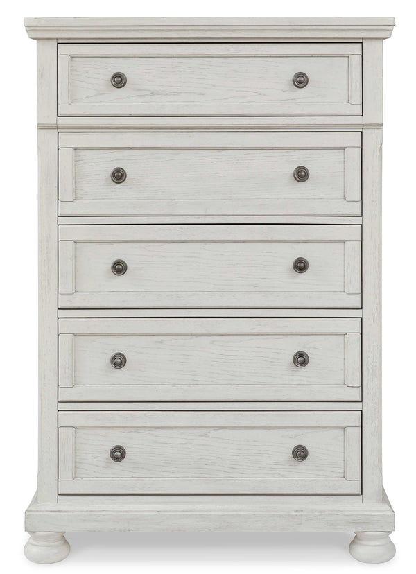Robbinsdale Antique White King Sleigh Storage Bedroom Sets