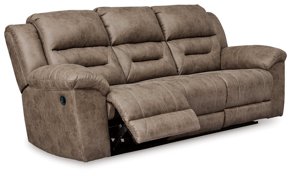 Stoneland Fossil Reclining Sofa and Recliner