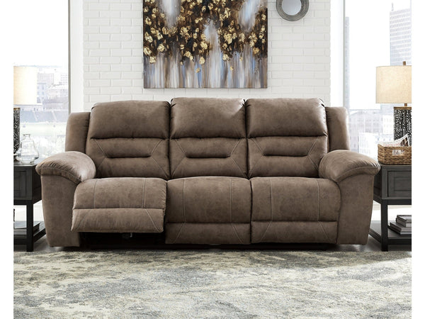 Stoneland Fossil Reclining Sofa and Recliner