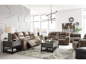 Stoneland Fossil Reclining Sofa, Loveseat and Recliner