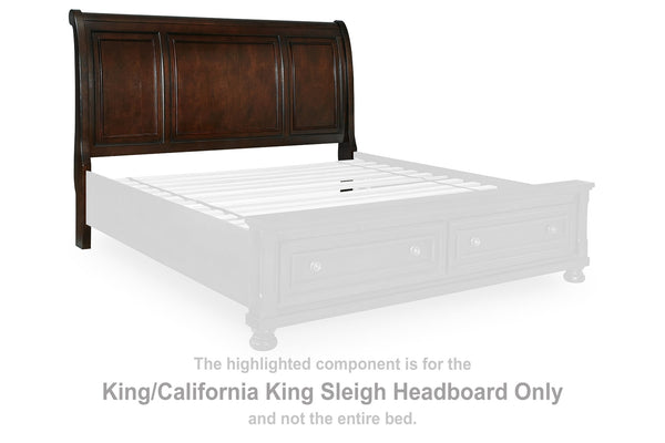 Porter Rustic Brown King/Cal King Sleigh Headboard