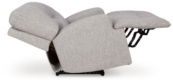 Acklen Place Pewter Wide Seat Power Recliner