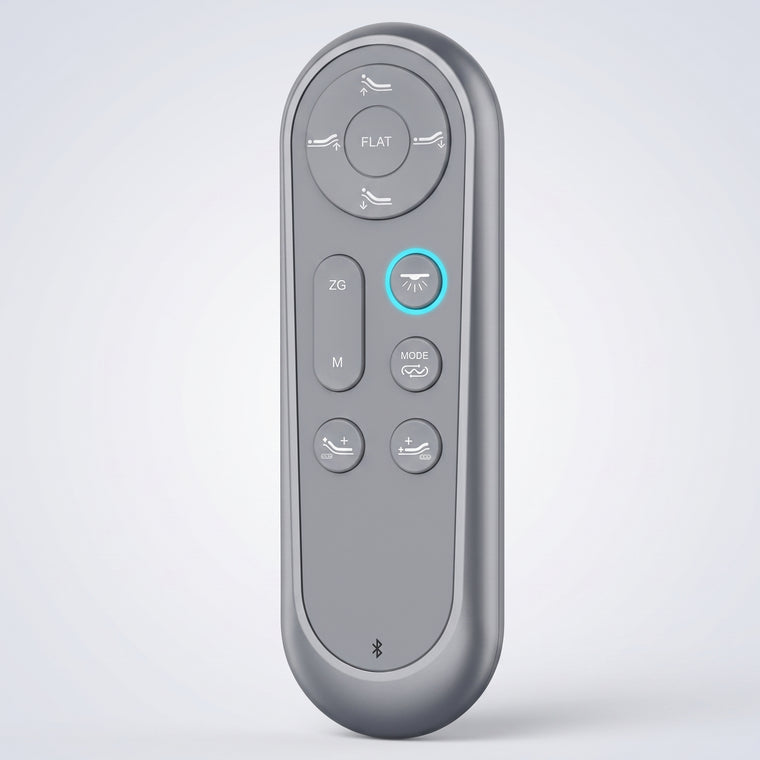 OS5 Black and Gray Adjustable Base remote
