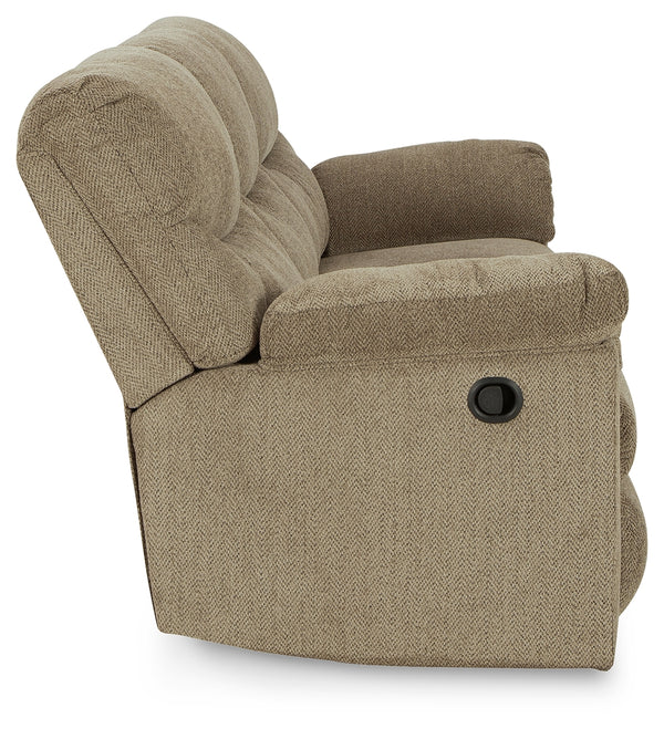 Alphons Putty Reclining Sofa and Loveseat