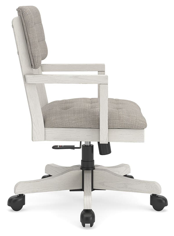 Robbinsdale Antique White Home Office Desk Chair