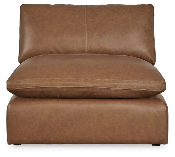 Emilia Caramel Leather Modular Sectional Units