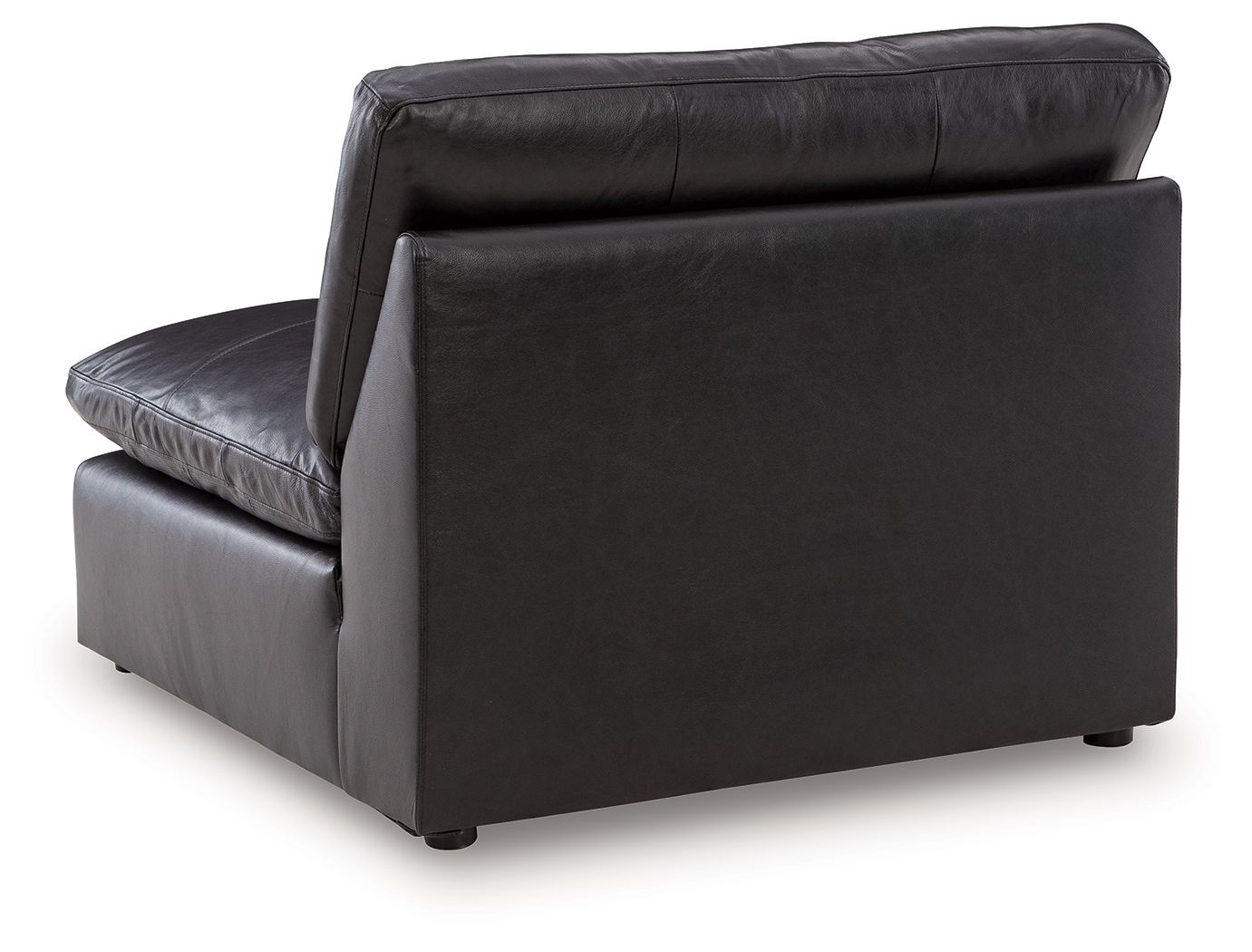 Emilia Black Leather Modular Sectional Units