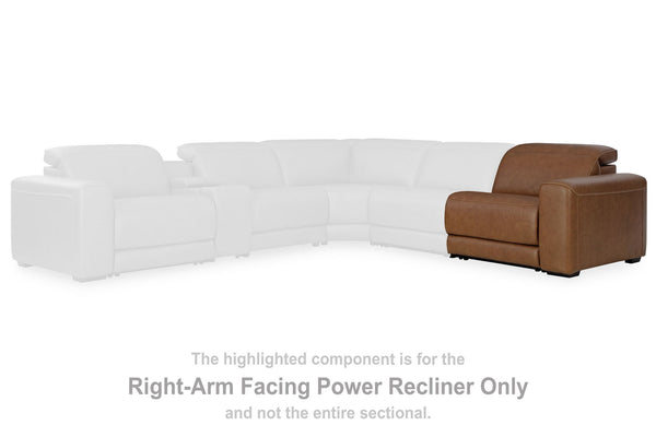 Ashley Magic Man RAF Zero Wall Power Recliner - Caramel