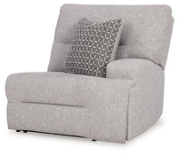 Ashley Acklen Place RAF Zero Wall Power Recliner - Pewter