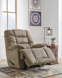 Bridgtrail Taupe Rocker Recliner