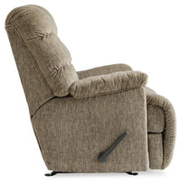 Bridgtrail Taupe Rocker Recliner