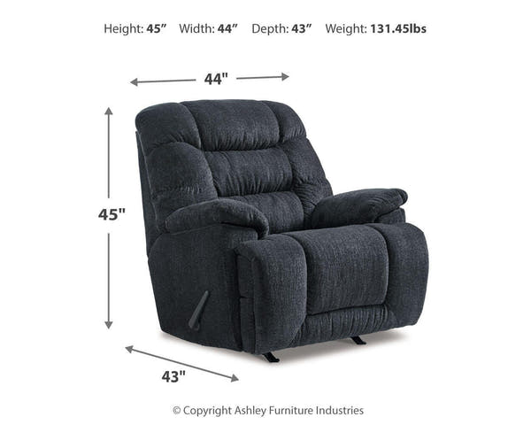Bridgtrail Charcoal Rocker Recliner