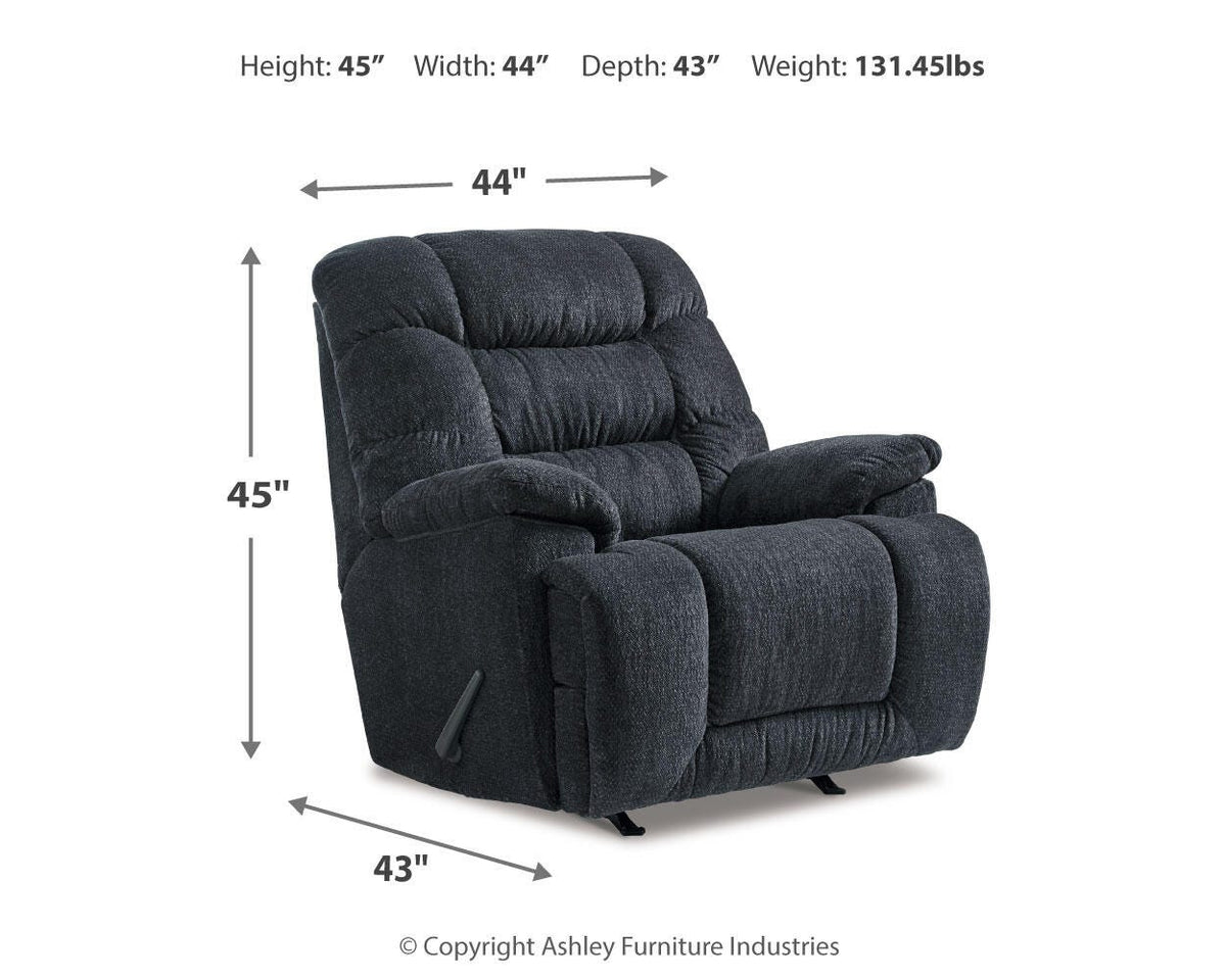 Bridgtrail Charcoal Rocker Recliner
