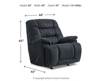 Bridgtrail Charcoal Rocker Recliner