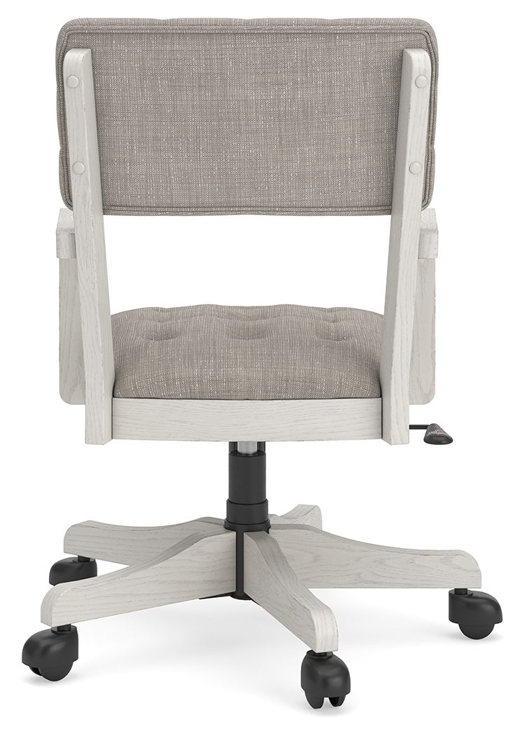 Robbinsdale Antique White Home Office Desk Chair