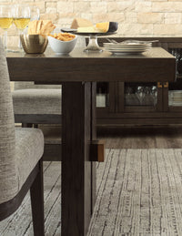 Burkhaus - Rectangular Dining Room Extension Table - Dark Brown